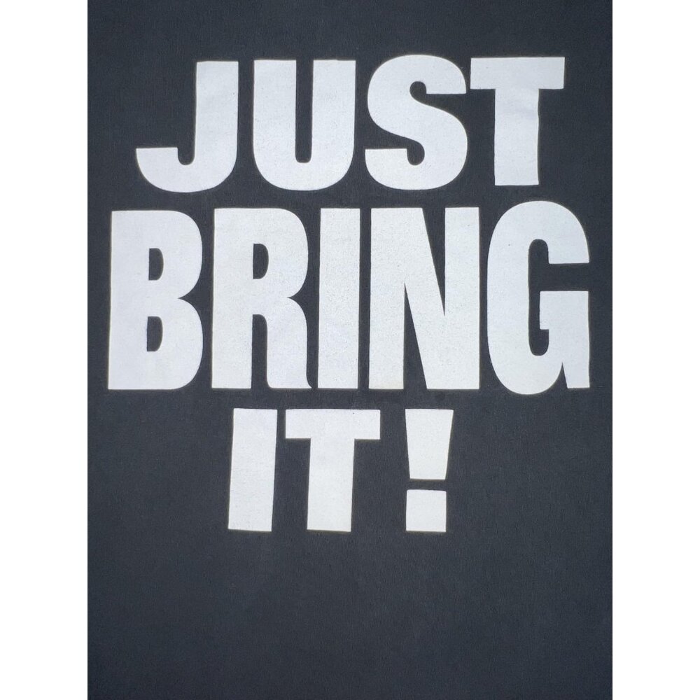 WWE The Rock Shirt Mens 2XL Black Just Bring It WrestleMania Wrestling Tee 2000s